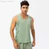 Desginer Alooo Yoga Aloe t Shirt Top Clothe Short Man Men Originmens Loose Fitting Vest Camouflage Fitness Sports Hurdle Bottom Elastic Youth Summer