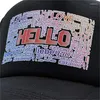 Top Caps Seçimi Nakış Vizörü Erkekler Cap Women Beyzbol Kamyoner Seyahat Spor Çalışan Snapback Hat Yetişkin Açık Gorras Hombre