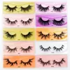 Ciglia all'ingrosso 10100 pezzi Visifree 3D Mink Lashes Natural False Makeup Bulk 240420