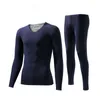 Men's Thermal Underwear Stylish Warm But Thin Set Plus Size Homme Comfortable And Stretch Long Johns Suit