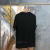 Camisetas masculinas de verão letra de letra de letra de luxo Designer de bolso de bolso Tshirts PARIS Roupes de manga curta camiseta de estilo solto