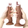 HWOK Skin Realistic Penis Super Huge Big Dildo Silicone Flexible With Suction Cup Artificial Penis Female Masturbator sexy Toys