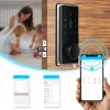 Besturing Smart Deadbolt Lock Bluetooth TTLock Wachtwoord Touchscreen Code Keyless Invoer Elektronisch Antitheft Smart Home Door Lock