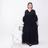 Robes décontractées ridés pour femmes 2024 couleur unie à main fleur shake fleur pavillon longue robe de mode lâche taille gratuite