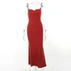 Urban Sexy Dresses Townlike Slim Bodycon Elegant Mermaid Dress Women AxelTless 2024 Summer Nightclub Sexig Party Dress Long Maxi Dresses Fishbone Y240420