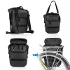 Bags Rhinowalk 20L Bike Pannier Waterproof Bicycle Bag Rear Rack Luggage Cycling Backpack Multifunction Storage Bag Bike Accessories