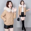 Haining Sheepskin Leather Down Jacket Womens grande colarinho de peles curto espessado versátil solto {categoria} u1bl