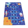 Carpets Hopscotch Mats grand coussin de sol Chapeur de tapis de chambre enfant rampant pour le polyester