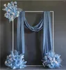 Dekoracja imprezy Wedding Tacdrops Iron Flower Racks Square Arche Etap Tło Welcome Area Znak sztandar