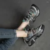 Sapatos casuais Fujin 5cm botas ergonômicas Spring Women Platform Wedge Cow Couro genuíno Mulher firme Autumn tornozelo tênis robusto