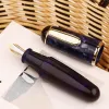 PENS MAJOHN Q1 Mini Wood/Acrylic Transparent Pocketsize Eyedreper Fountain Pen Iridium Long Knife NiB Portable Ink Writing Present Pen Pen Pen