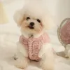 Ropa para perros ropa al por mayor de primavera y otoño chaleco de peluche que con oso cachorro pequeño teddy pomeranian mascota