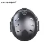 Capacetes Emersongear Tactical Exf Bump Style Meio capacete simples versão da cabeça Protetive Gear Guard Shooting Airsoft Headwear