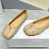 Chaussures décontractées printemps et automne destinées à orteil simple pour femmes épaisses à talons plats épaisses de mode