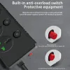 Выходы с заглушками Power Strip Strip Puce Spreg Smart Home 2M Электроэлектрический розетки с тип PD Fast Charing Multiprise Network Filter