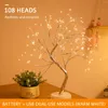 Table Lamps Tabletop Tree Lamp Decoration For Gift Home Decor USB Or Battery Operate Branch 108 LED Copper Wire