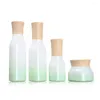 Storage Bottles 40ml Toner Glass Bottle Empty Square Cream With Inner Plug Stopper And Cap