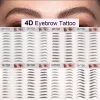 Amplaceurs Magic 4D Hairlike Evergwing Tattoo Sticker Fals Eails 7 Day Longueur Super Imperproof Permanent Eurprows Cosmetics Maquillage