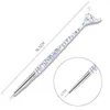 3st huvudkristallhandtag Ritning Borstefoder Borstmålning Pen Gel Polish Crystal Nail Art Manicure Tools