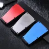 Holders 2023 Hot Sliding Fan Carbon Fiber Wallet Cash Card Holder Business Wallet Credit Card Protector Case Pocket Purse Fireproof