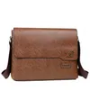 Heren aktetas mannelijk executive document schouder vintage zakelijk werk pu lederen messenger crossbody side simple casual tas 240418