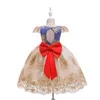 Robe de fille européenne et américaine Big Bow Princess Robe, Host Fatwalk Robe