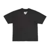 T-shirt Black White 24FW 1: 1 T-shirt de t-shirt surdimensionné de la meilleure qualité avec TAG TAGE REAL