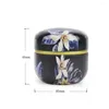 Storage Bottles Multifunction Festive Party Round Mini Small Candy Box Packaging Tin Plate Canister Tea Containers