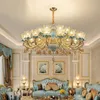 Nowoczesny kryształowy żyrandol salon lustres de cristal dekoracja żyrandole atmosfera restauracja oświetlenie domowe lampa wewnętrzna