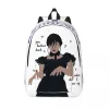 Taschen Mittwoch Addams Dancing Rucksack süße unbestreitete Tanzschüler Schoolbag Bookbag Jungen Mädchen Daypack Frauen Reisen Taschen Beutel Taschenbeutel