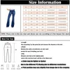 Frauen Jeans Slim Fit Stickerei Flare Flare Hohe Outdoor Hosen für Frauen Trainingskleid arbeiten