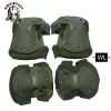 Kuddar militära amerikanska armé taktisk paintball airsoft jaktskydd krigsspel knä och armbågskydd knä kuddar armbågskuddar set