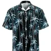 Chemises décontractées pour hommes Vêtements d'été Hawaiian Flower Shirt Coconut Tree Print Back Resort pour hommes Articles