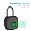 Controllo Nuovo serratura Smart Home Fingerprint Bluetooth Bluetooth Fingerplock Door Lock IP65 Waterproof Keyless USB ricaricabile USB Casa ricaricabile