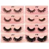 FOXESJI 3D Mink Lashes False Eyelashes Fluffy Thick Cross Wispy Natural Eye lashes Soft Lash Extension Supplies Makeup Set 240420