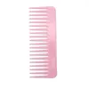New Portable Black Wide Tooth Comb Black ABS Plastic Heat-resistant Large Wide Tooth Comb For Hair Styling Tool