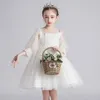 Girl Dresses Girls 'Jurk 2024 Koreaanse versie Puffy Rok Children's Baby Princess Piano Performance