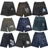 2024 JNCO shorts y2k Hip Hop Pocket Baggy Denim Gym Shorts Homens Mulheres Summer Harajuku Gothic Men Basketball Shorts Artigo 240409