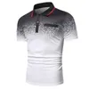 Men de la mode Slim Fit Slim Fit Short Polo Polo Men Men Sport décontracté Faux Pocket Golf Polo.240420