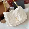 POP Luxury Tote Bag Jamie Tote Bag Designer Handväskor för kvinnor Män läder Totes Antioxidant Hardware Shoulder Bags Cross