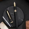 Penne Hongdian 660 Penna stilografica in legno Naturale fatte a mano Jupiter Star Black Black Benne Belly Penna EF/F 0,38/0,5 mm Scrittura Penna di inchiostro