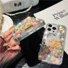 Luxurys Glitter Designer Telefonfodral för iPhone 15 14 Pro Max 15Pro 14Pro 13 Pro Max 14Plus 12 11 XR XS Designers Bling Sparkling Rhinestone Diamond Protection Case