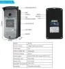 Kameror 9 tum WiFi Video Door Phone Intercom Entry System 1 Monitor + 1 RFID Outdoor Camera + Electric Lock App Phone Unlock