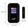 Routers 150 Mbps 4G LTE Router WiFi Pocketable Pocket mifi Modem SIM Carte Slot Mobile WiFi Hotpot 2100mAh Router sans fil pour voiture extérieure