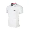 Męskie polo letnie męskie koszule golfowe Szybki suchy oddychający poliester/spandeks krótkie topy z krótkim rękawem garnitury T-shirty męskie
