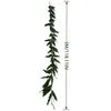 Dekorativa blommor konstgjorda blandade julplattor Vine Simulation Fake Pine Branch Plant Wall Decoration Tree Cedar Home Ladder Decor