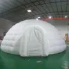 10 md (33 pieds) avec un abri cusomisé le ventilateur conduit gonflable igloo dôme bar bar de tente disco marquee 1 porte de construction ballon pour exposition