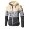 Sweats à capuche masculine Mrmt 2024 Marque Automne et sweats-shirts hivernaux Couleur cardigan correspondant pour un sweat à capuche masculin