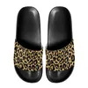 Slippers Men Leopard Print Eva Sole Anti-Slip Design Huishouden Casual Flat Shoes Comfortabele PU Upper Fit Outdoor binnenkleding