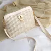 Shoulder Bags 2024 Summer Straw Crossbody For Women Handmade Woven Female Beach Party Holiday Bohemia Packet